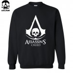 Big size Top Quality Cotton blend assassins creed men Hoodies casual cool fashion print crewneck sweatshirt for men C01