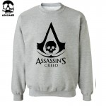 Big size Top Quality Cotton blend assassins creed men Hoodies casual cool fashion print crewneck sweatshirt for men C01