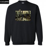 Big size Top Quality Cotton blend the walking dead print mens hooides and sweatshirts cool twd men crewneck sweatshirt 2017 C01