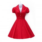 Big swing polka dot rockabilly dress summer style women 40s 50s 60s robe vintage short long midi audrey hepburn dress 2017