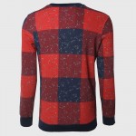 Biker Plaid Sweatshirts Men Long Sleeve Sweatshirt O Neck Zipper Pockets Detail Cool Scotland Checkered Wear Youthful