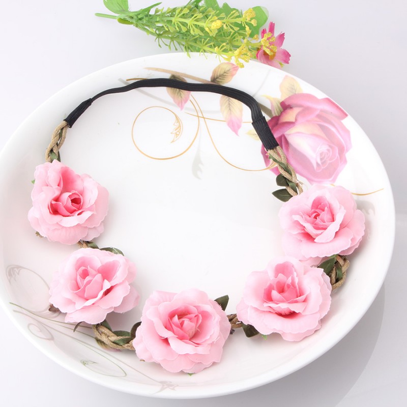 flower garland hair accessories