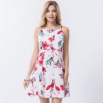 Bohemia Vintage Dresses Women Floral Short Dress Beach Ladies Boho Slim Elegant Vestidos Party Sexy Clothing Female Summer 2017