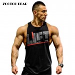 Brand Crossfit Tank Tops 2017 Men Bodybuilding Casual Print Undershirt Muscle Vest Fashion Clothing Quality Muscle ZOOTOP BEAR