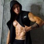 Brand Men's sleeveless Hoodies Crossfit fitness zipper fashion jackets Sweatshirts Bodybuilding Sportsman sportswear topcoat