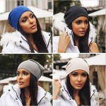 Brand New Women Winter Beanies Cotton Blended Beanie Slouch Warm Hat Festival Unisex Mens Ladies Cap Solid Color Bonnet Hats