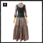 Brand style Women's Bohemian Dress 2015 New Arrival irregular Wide Hem Design Comfortable Vintage Embroidery Cotton Long Dresses