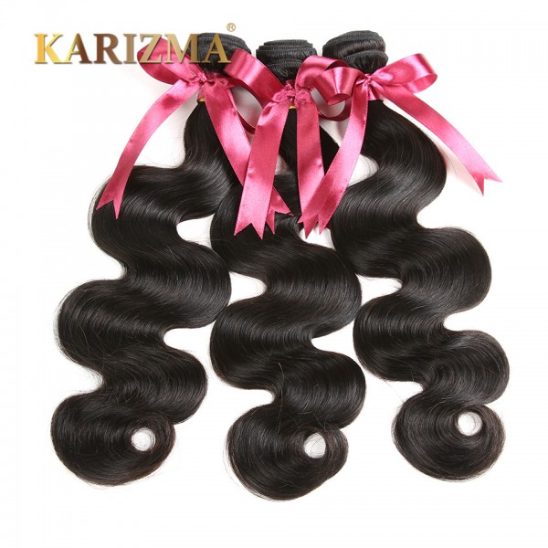 Brazilian Virgin Hair Body Wave Unprocessed Virgin Brazilian Hair 3 Bundles Human Hair Wavy Weaves Karizma Brazilian Body Wave