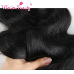 Brazilian Virgin Hair Bundles with Closure 3 Bundles Brazilian Body Wave with Closure Human Hair Extension Brazilian Hair Weave