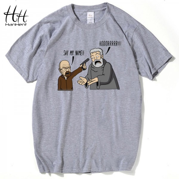 Breaking Bad Game of Thrones T Shirts Men Hodor Heisenberg Casual Man T-Shirts Cotton Swag tshirt homme Tops Hold The Door