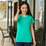 Breastfeeding Cotton Tee Breast Feeding Clothes Side Slit T Shirt 2017 Summer Maternity Short sleeve Nursing Clothing Top S-XL