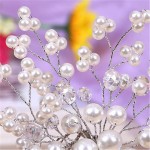 Bridal Pearl Crystal Rhiestone Hair Clip Bridesmaid Jewelry Pearl Diamante Hairpin Hairgrip Accessories