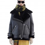 Buenos Ninos autumn belt artificial suede / leather fake lambswool short jacket hairly collar black camel hot sale coat 50