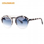 COLOSSEIN Fashion Sunglasses Women Men Hot Summer Vintage Holiday Cat Eye Style Round Glasses 2017 New Popular Eyewear