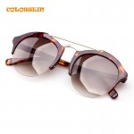 COLOSSEIN Fashion Sunglasses Women Men Hot Summer Vintage Holiday Cat Eye Style Round Glasses 2017 New Popular Eyewear