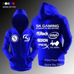 CSGO Team SK Gaming Team zipper hoodies sweatshirt fleece jacket Jersey warm hoody