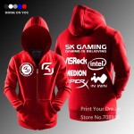 CSGO Team SK Gaming Team zipper hoodies sweatshirt fleece jacket Jersey warm hoody