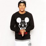 CUTE MICKEY 1928 GRAPHIC STYLE MENS fleece SWEATSHIRTS PYERX  ASAP Rocky   Hoodies outers coat