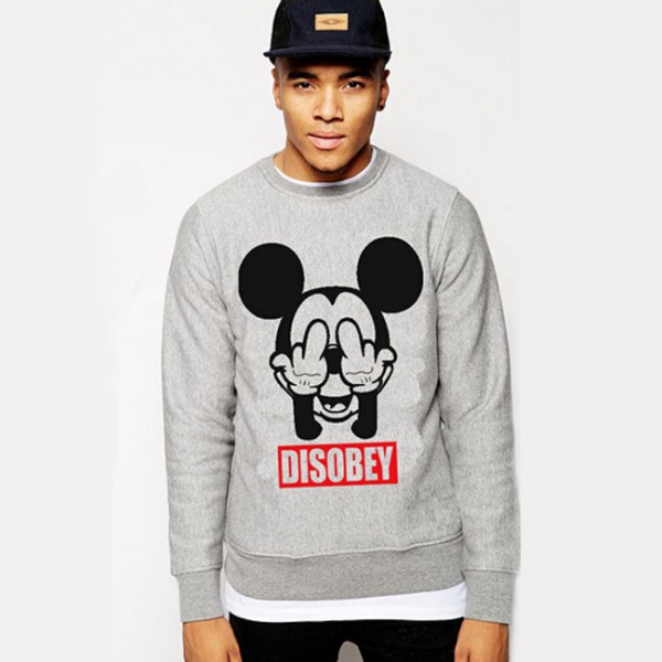 CUTE MICKEY 1928 GRAPHIC STYLE MENS fleece SWEATSHIRTS PYERX  ASAP Rocky   Hoodies outers coat