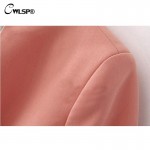 CWLSP 2016 New Autumn short jackets Candy Color Women outwear Spring Slim Short Design Suit Coat S/M/L/XL Free Shipping LD0606