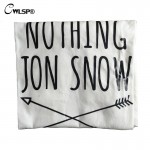 CWLSP Women T-shirt You Know Nothing Jon Snow Printed T shirt 2017 Summer Games Of Thrones Women T Shirt Camisetas Mujer QA927