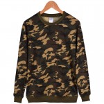 Camouflage Hoodie men/women Cotton Camouflage Series mens Hoodies and sweatshirts Depth/shallow Camouflage Color men Hoodie 4XL