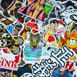 Car Styling Doodle Sticker Bomb Graffiti Skateboard Stickers Snowboard Motorcycle Bicycle luggage Bags Accessories Guitar Decal