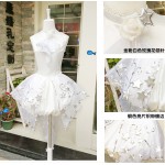 Cardcaptor Sakura Sakura Star Dress Uniforms Cosplay Costume Free Shipping + Wings