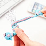 Cartoon Cord Winder Reversal Korea fashion creative Lovely Classic adorable long strip winding thread tool device silicone