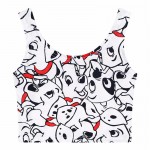 Cartoon Tank Top Women Fashion Crop Tops Graphic Print My Little Pony/Puppy/Fawn/ Sexy Red Lips ShortTopjes