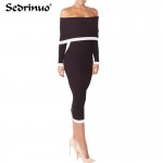 Casual Spring Autumn Women Dress Long Sleeve Sexy Evening Club Dress Winter Maxi Bodycon Party Knitted Sweater Dress Vestidos