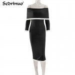 Casual Spring Autumn Women Dress Long Sleeve Sexy Evening Club Dress Winter Maxi Bodycon Party Knitted Sweater Dress Vestidos