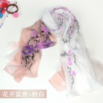 Chiffon Silk Scarf Women Fashion Designer Brand Scarf Winter Shawls And Scarves Sjaal Cachecol Echarpes Foulards Femme