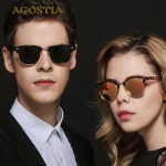 Classic Half Metal Sunglasses Men Women Brand Designer Ray Glasses G15 Coating Mirror Sun Glasses Fashion Oculos De Sol Feminino