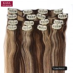 Clip in Hair Extensions 20" 50cm 70g 100g 120g Straight Real Human Natural Hair Black Brown Blonde Color Available