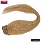 Clip in Hair Extensions 20" 50cm 70g 100g 120g Straight Real Human Natural Hair Black Brown Blonde Color Available