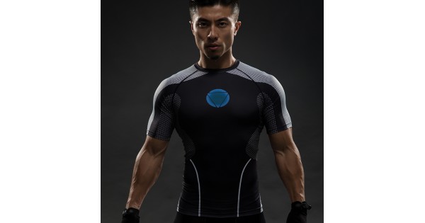 Compression Shirt Raglan Sleeve 3d Printed T Shirts Men 2016 Summer Fitness Male Quick Dry