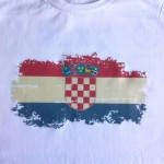 Croatia Flag Fashion Tee Shirts Cotton Round Neck Tshirts Fans Croatia Flag Summer Style Fitness T-shirts  For Men