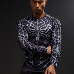 Crossfit fitness body building Clothing Compression Shirt Men 3D Printed T-shirts Raglan Long Sleeve Cosplay Costume Tops Male