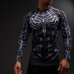 Crossfit fitness body building Clothing Compression Shirt Men 3D Printed T-shirts Raglan Long Sleeve Cosplay Costume Tops Male