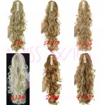 Curly Ponytail  Extension 200g Synthetic Fake Ponytails 20" Claw Ponytail Extension Tail Hair Pieces and Ponytails nep staart