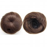 DELICE Women's Straight Drawstring Clip In Hair Bun Piece Updo Cover Synthetic Hair Extensions Q3-1