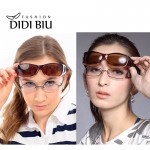 DIDI Polarized Myopia Cover Sun Glasses Women Retro Rectangle Fit Over Glasses Sunglasses Men Brand Clip On Eyewear Gafas U548