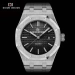 DIDUN Watches Men Luxury Brand watches Mens steel Quartz Watches Men Dress Business Watch Luminous Wristwatch 30m Waterresistant