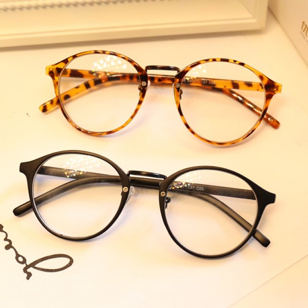 DRESSUUP Cute Style Vintage Glasses Women Glasses Frame Round Eyeglasses Frame Optical Frame Glasses Oculos Femininos Gafas