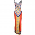 Dashiki dress Long indian dress vestidos hippie Robe longue femme sexy Dashiki Sundresses largos de verano floor From Indian