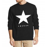 David Bowie heroes black star posters men sweatshirt hoodies 2016 autumn winter fashion streetwear tracksuit top crop top slim