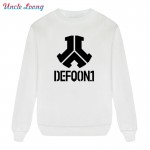 Defqon 1 Fashion Style Mens Rock And Roll Band funny Printed Hip Hop Men 2016 Winter High-quality Fleece Hoodies Sweatshirt