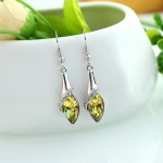 DingTing fashion fine jewelry Hot promotions luxury crystal long earrings geometry drop and dangle Earrings brincos longos