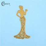 Dress woman Scrapbook DIY album Card Paper Card Maker Metal Die Cut Stencil Decoration dies Craft Cutting Dies Template